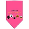 Mirage Pet Products Merry Halloween Screen Print BandanaBright Pink Small 66-157 SMBPK